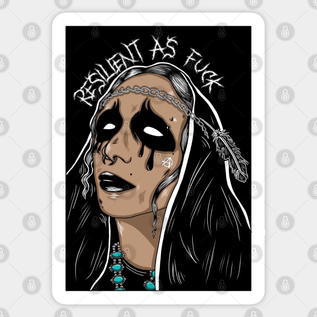 Resilience Sticker by Skidskunx